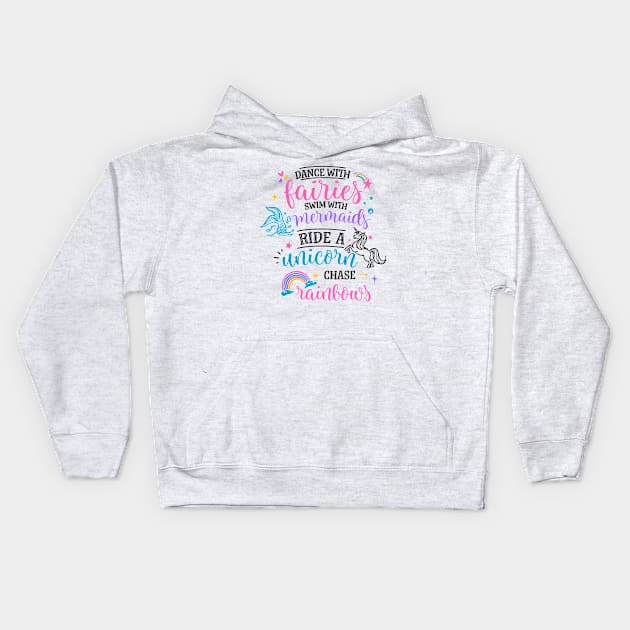 Unicorn lover gifts Kids Hoodie by SamiSam